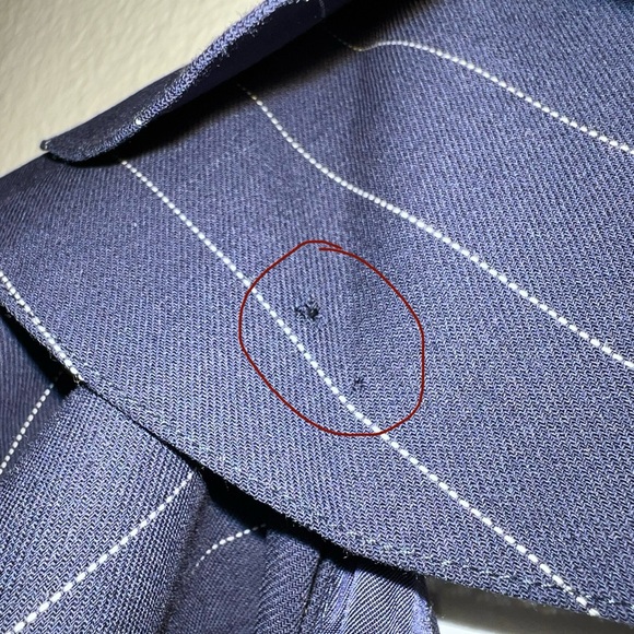 New Ralph Lauren Purple Label Navy/White Jumpsuit Size 2 - Picture 16 of 16